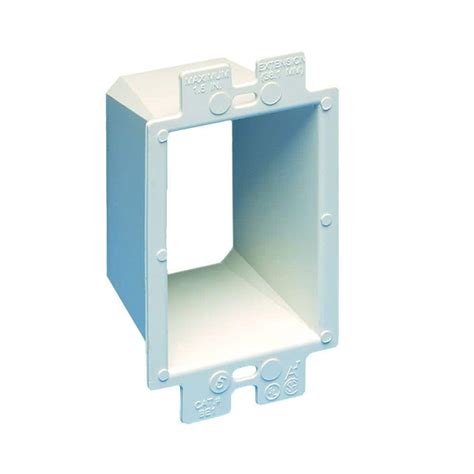 electrical box extenders homedepot|electrical outlet box extender lowe's.